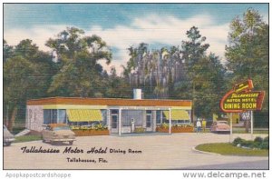 Florida Tallahassee Motor Hotel Dining Room