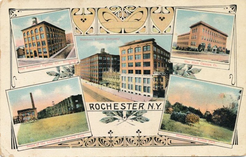 Multiview, Rochester, New York - Optical Co., Kodak, Blair Camera - pm 1910 - DB