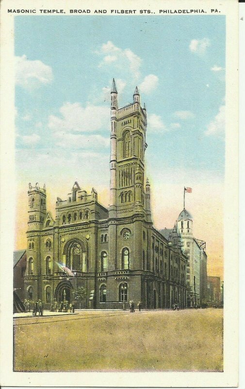 Philadelphia, Pa., Masonic Temple, Broad and Filbert Sts.