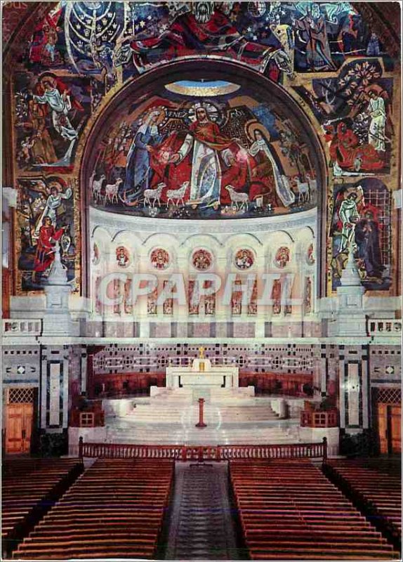 Modern Postcard Basilica of Lisieux (Calvados) Triumphal Arch and Choir