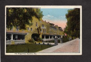 FL The Ridgewood Hotel Daytona Florida Postcard