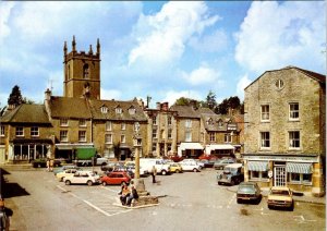 Stow-on-the-Wold, Gloucestershire England  THE SQUARE~Street Scene  4X6 Postcard