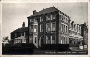 Great Yarmouth England Youth Hostel Vintage Real Photo RPPC Postcard