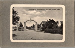 Dreamworld Main Entrance and Office, Scituate MA Vintage Postcard I29