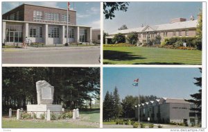 4-view postcard , BROOKS , Alberta , Canada , 50-60s