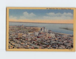 Postcard Bird's-Eye View of Galveston, Texas