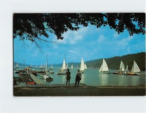 Postcard Sailing Regatta On New Jerseys Finest Lake New Jersey USA