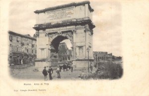 Italy Roma Rome Arco di Tito Arch vintage postcard