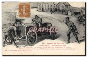 Postcard Old Automobile Smile Morvan