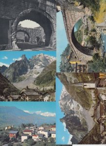 AOSTA VALLEY ITALY ITALIA 75 Vintage Postcards Mostly pre-1940. (L3907)