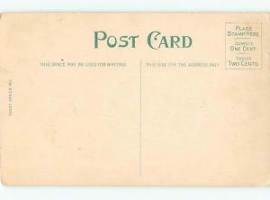 Pre-Linen DOG WATCHES MAN RAISE HIS GLASS OF BEER AC3941