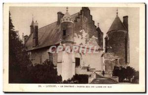 Old Postcard Loches Southern part Chateau De Logis Du Roi