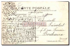 Postcard Old Wheelbarrow Folklore Two lonely old