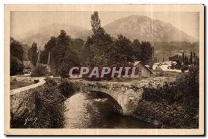 Old Postcard La Douce France Les Pyrenees Argeles Gazost Old Panorama Bridge ...