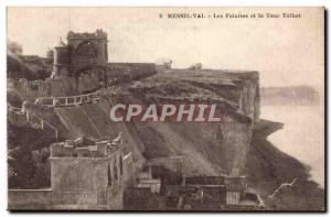 Mesnil Val - The Cliffs and the Talbot Tower - Old Postcard