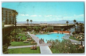 1974 View Of Stardust Hotel & Swimming Pool Las Vegas Nevada NV Vintage Postcard 