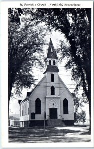 Postcard - St. Patrick's Church - Northfield, Massachusetts