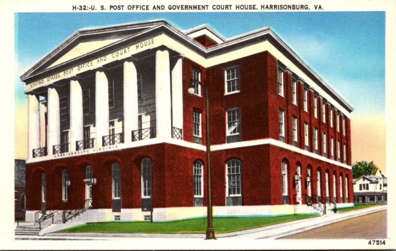 Virginia Harrisonburg Post Office and Government Court House