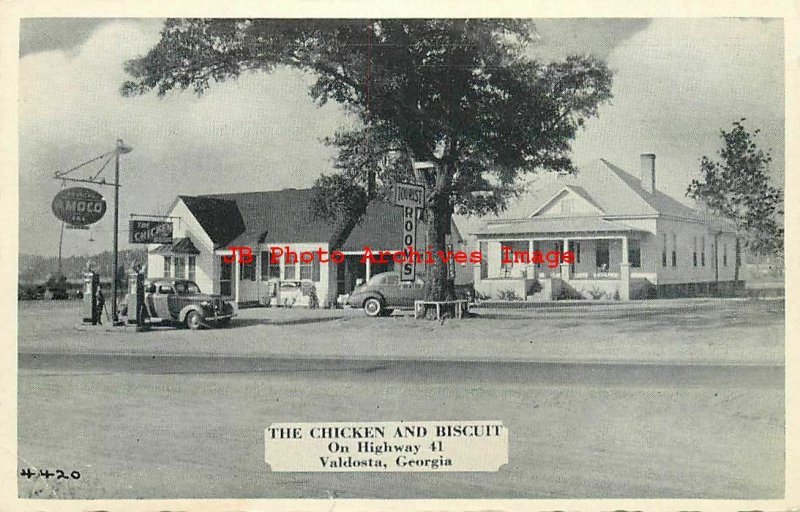 GA, Valdosta, Georgia, Chicken & Biscuit Restaurant,Amoco Gas Station,Highway 41