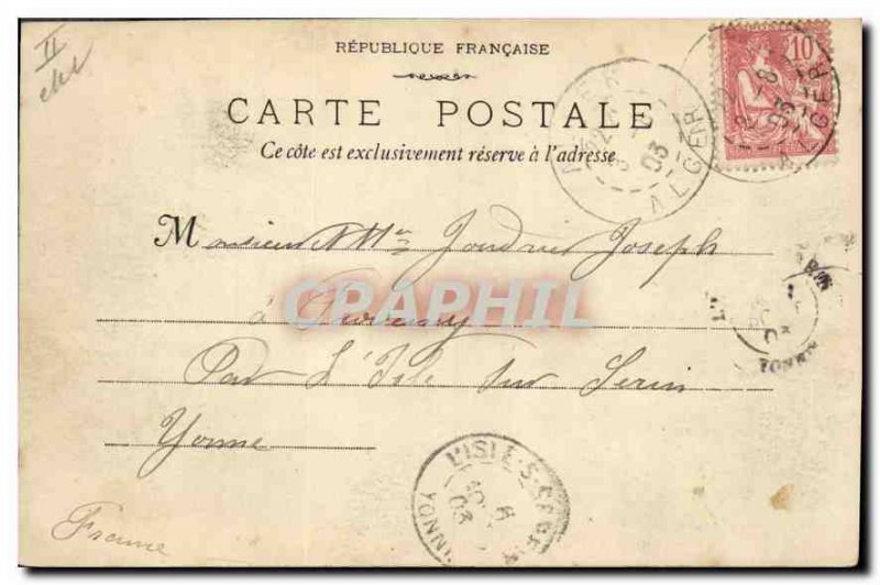 Old Postcard Marseille on the Joliette Basins