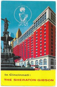 Sheraton-Gibson Hotel 421 Walnut Street Cincinnati Ohio