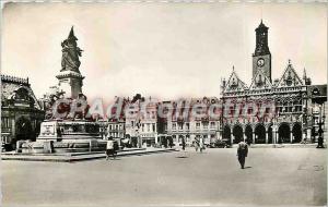 Postcard Old Saint Quentin Town Square Hotel