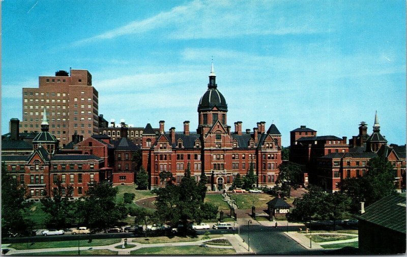 Vtg Baltimore Maryland MD The Johns Hopkins Hospital Chrome Postcard