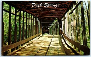Postcard - Duck Springs Covered Bridge, Keener, Alabama, USA