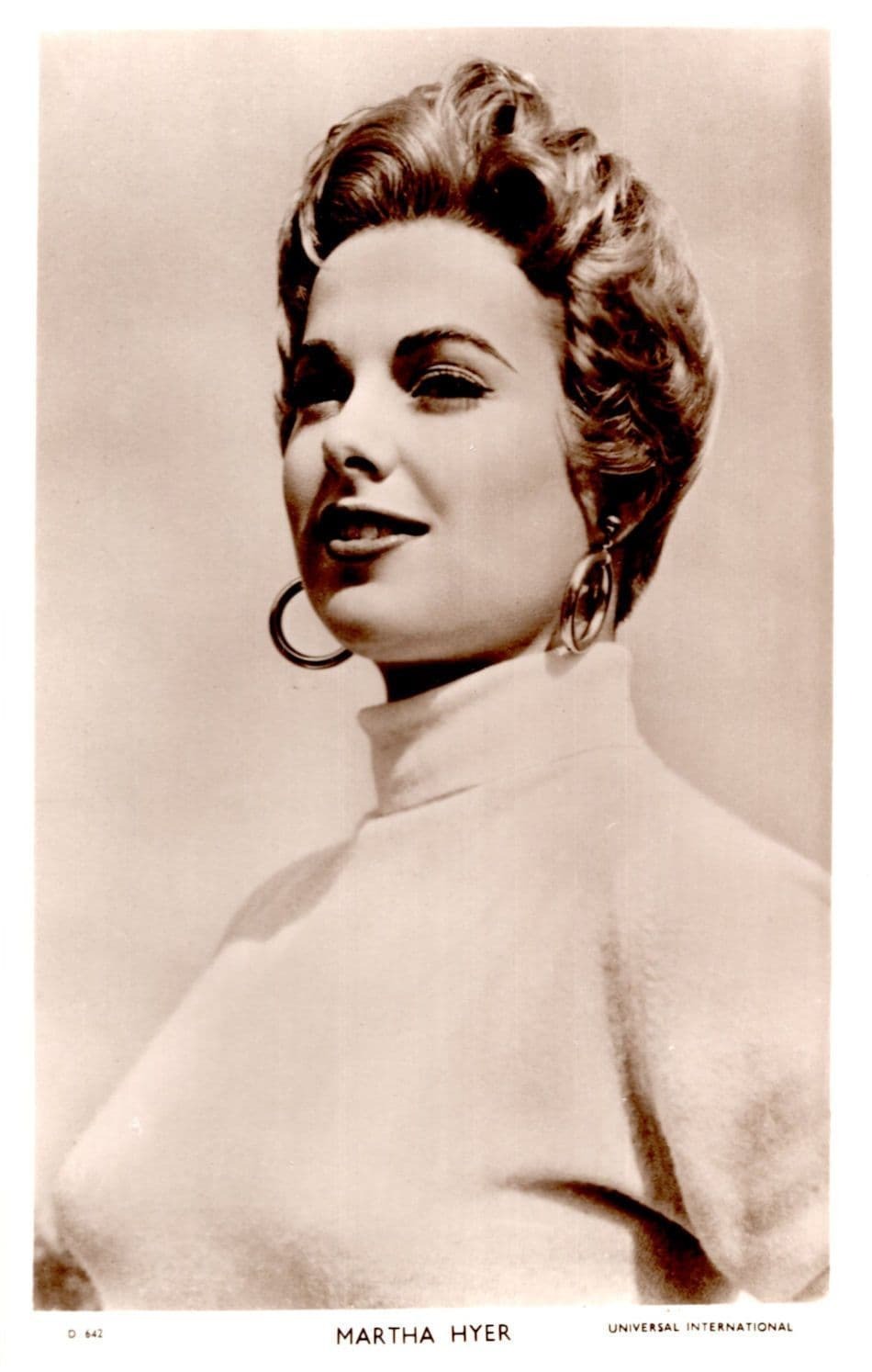 Martha Hyer Picturegoer Rare Original Real Photo Actress Postcard ...
