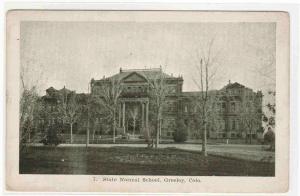 State Normal School Greeley Colorado 1909 postcard