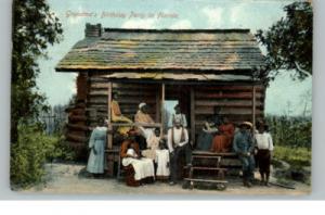 FLA Black Americana Family Birthday Party c1910 PC