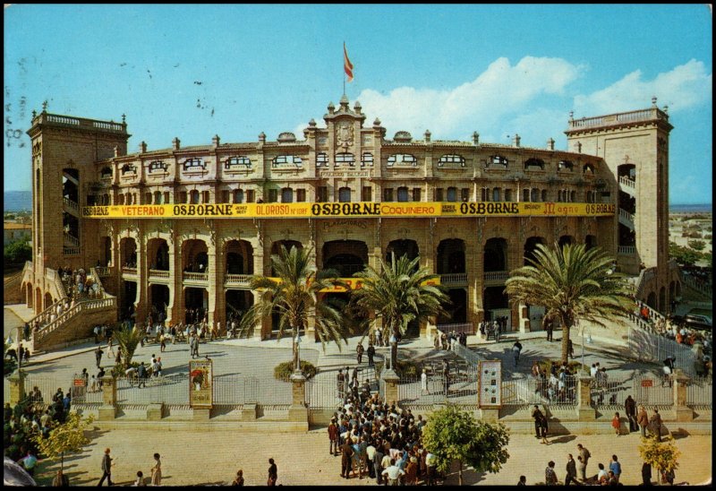 Spain Post card - Plaza de toros, Mallorca, used