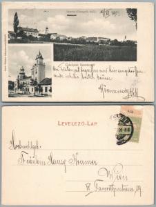 SZENTES HUNGARY 1903 ANTIQUE POSTCARD