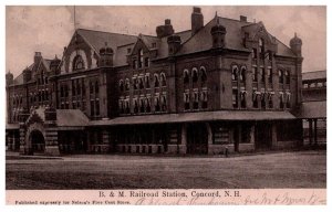New Hampshire Concord  B & M Railroad Station