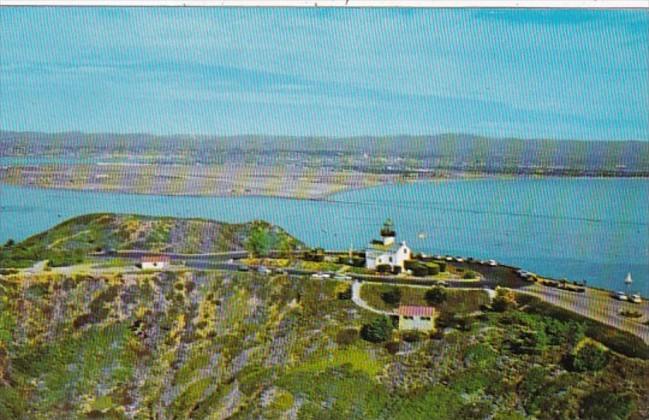 California San Diego Harbor Point Loma Lighthouse 1959