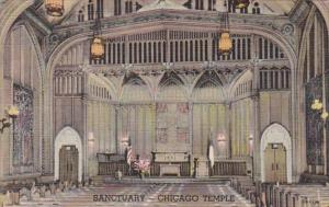 Illinois Chicago The Chicago Temple Sanctuary 1945 Curteich
