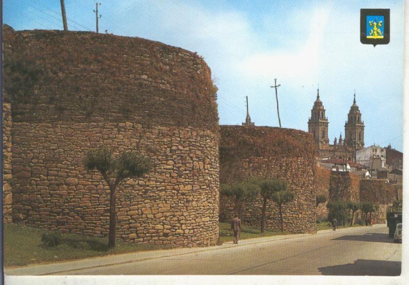 Postal 014664: Muralla romana de Lugo