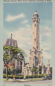 Chicago Avenue Water Tower Chicago Illinois 1944