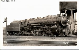 RPPC PA Ferona Pittsburgh & Lake Erie Railroad Locomotive 9251 K-6-B 1936 M74