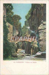 Old Postcard Sorrento Vallone dei Mulini