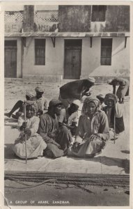 Zanzibar African Arabs Old Real Photo Postcard