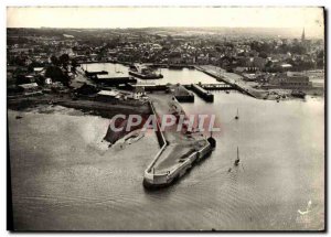 Postcard Modern Jet At Paimpol From Above la Jetee and Pools