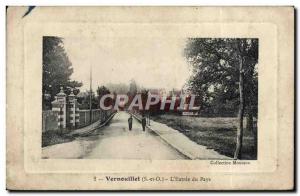 Old Postcard Vernouillet L & # 39Entree Country