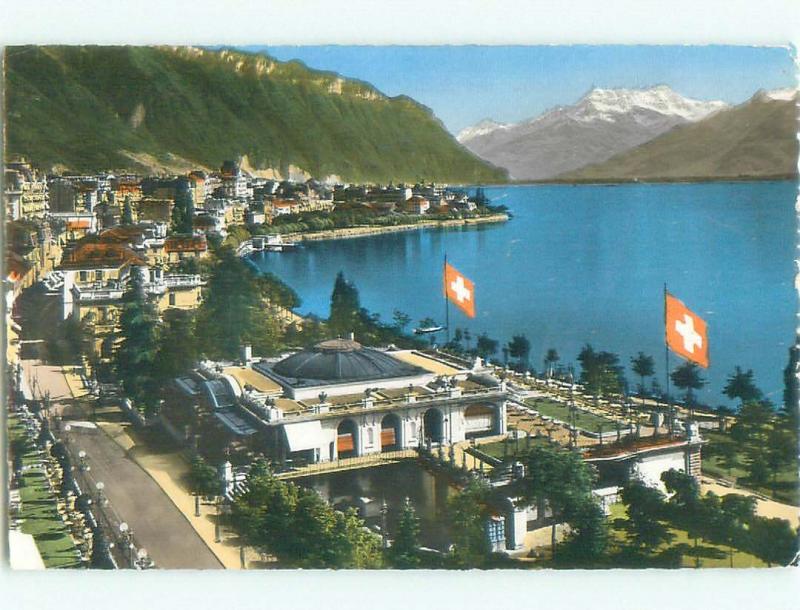 old rppc NICE VIEW Montreux - Lake Geneva Switzerland i3266