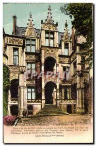 Postcard Old Tours Hotel Gouin