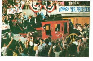 President Ronald Reagan, Howdy Mr. President, Billings, Montana, Stagecoach,1982