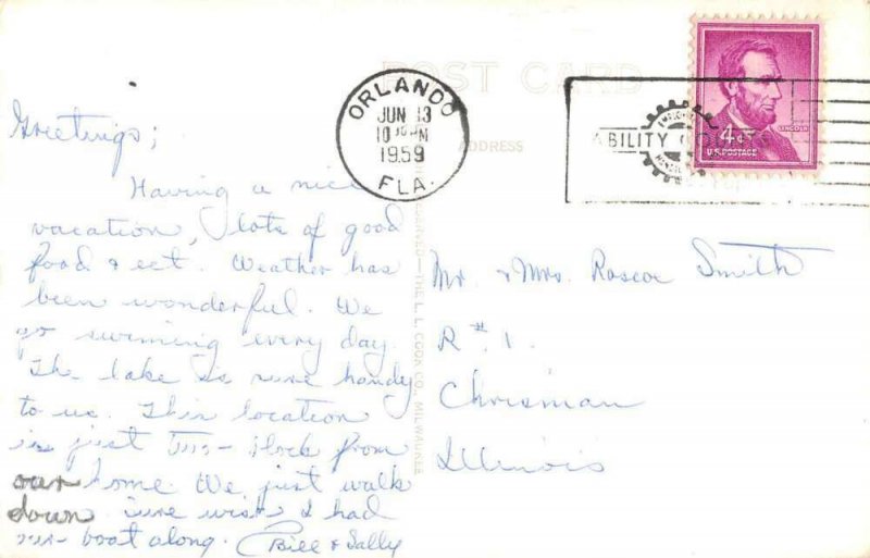 St Cloud Florida Tohopekaliga Lake Real Photo Vintage Postcard AA22051