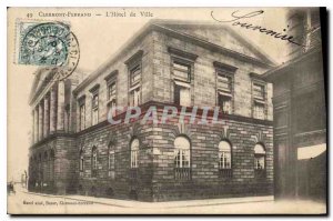 Old Postcard Clermont Ferrand The Hotel de Ville