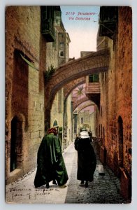 1929  Jerusalem  Palestine  Via Dolorosa    Postcard