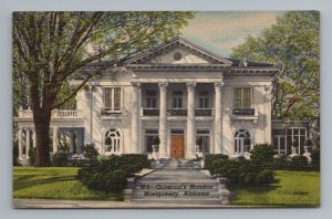 Governor's Mansion Montgomery Alabama Postcard 